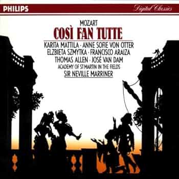 Amazon.co.jp: Mozart;Cosi Fan Tutte: ミュージック